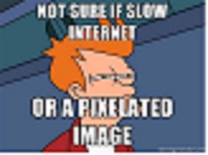 Not sure if slow Internet or a pixelated image.