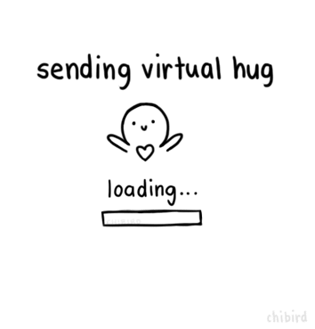 Send a virtual hug. Animated GIF.