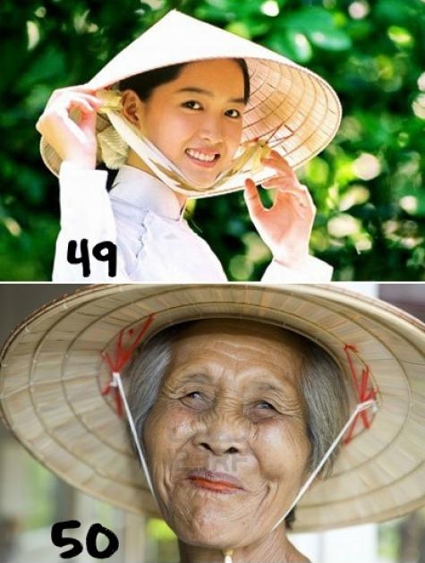 how an asian woman ages