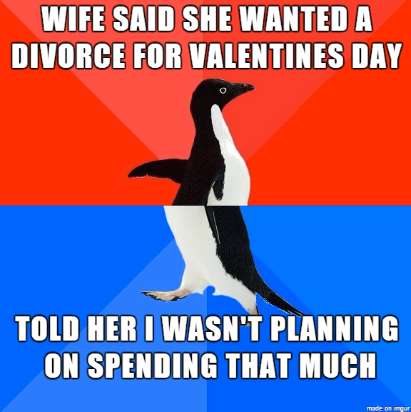 My Valentine wasn't that great