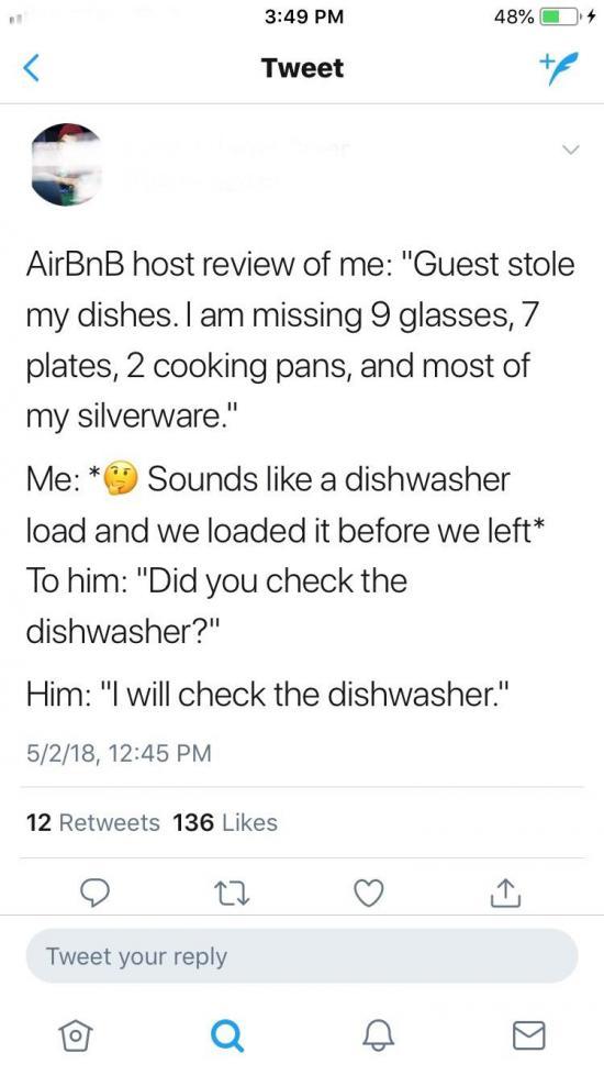 Sounds like the average dishwasher load...
