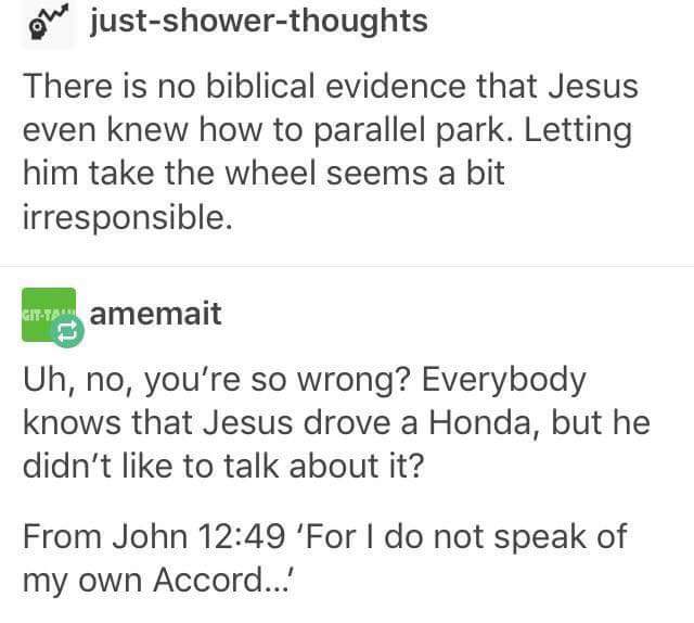 Jesus' Accord