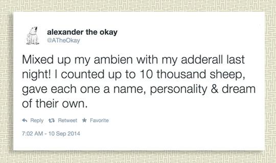 Ambien with taking adderall