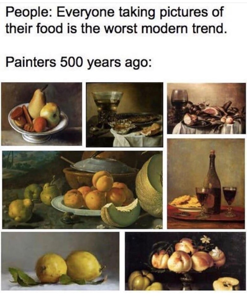 food has always been art